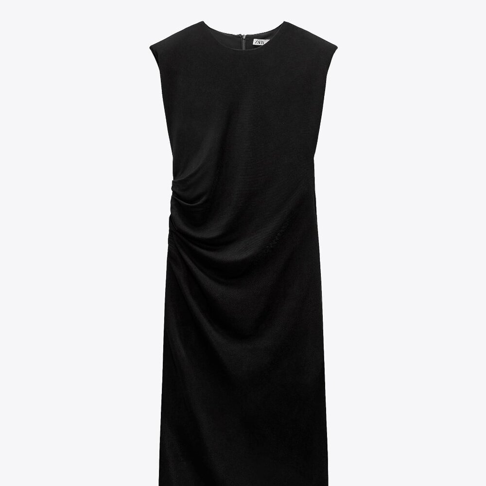 Zara Draped Midi Dress
